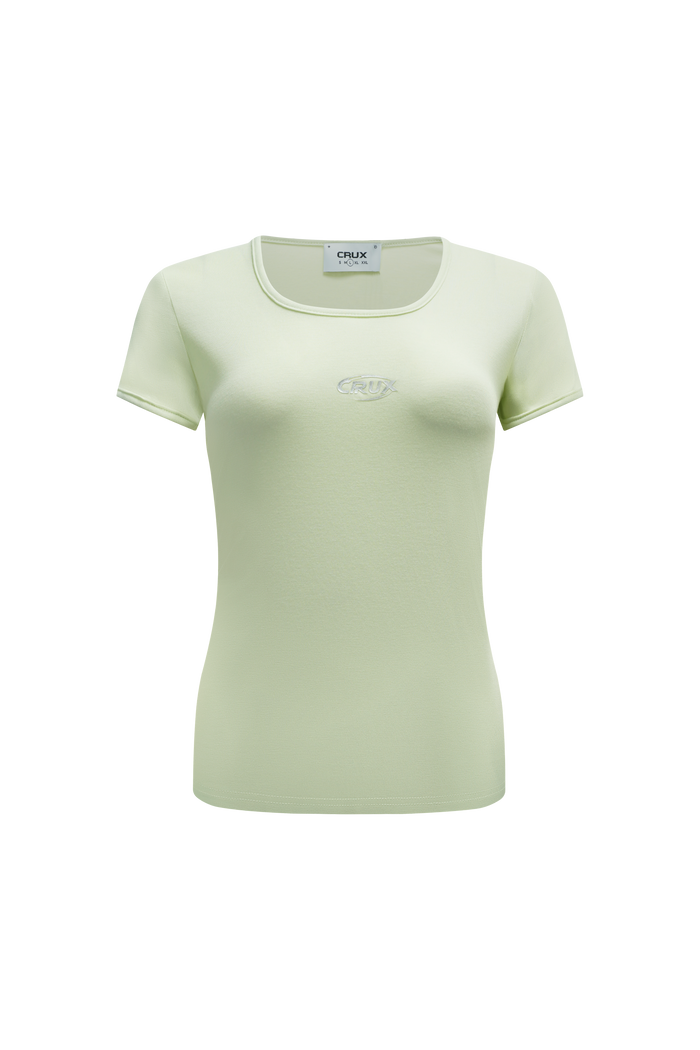 Spandex Low Neck Top by CRUX CUSTOM