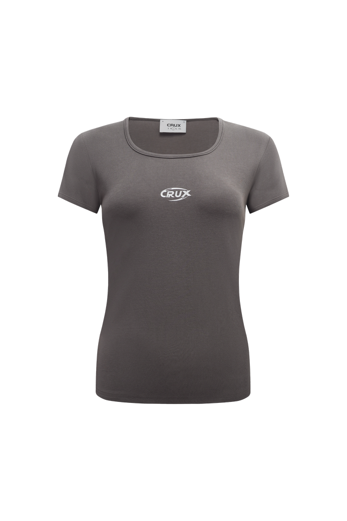 Spandex Low Neck Top by CRUX CUSTOM