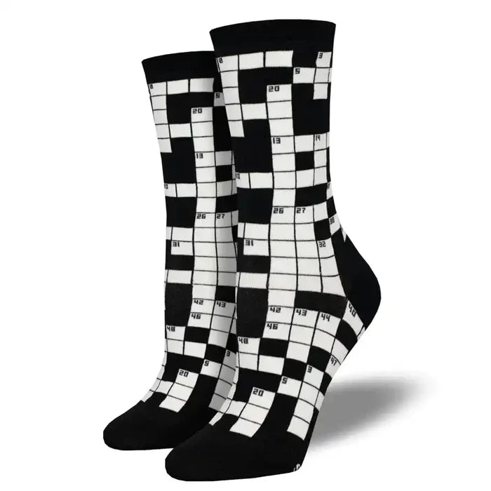 Socksmith 'Sunday Crossword' Women's printed socks