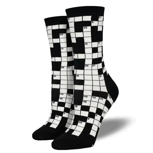 Socksmith 'Sunday Crossword' Women's printed socks