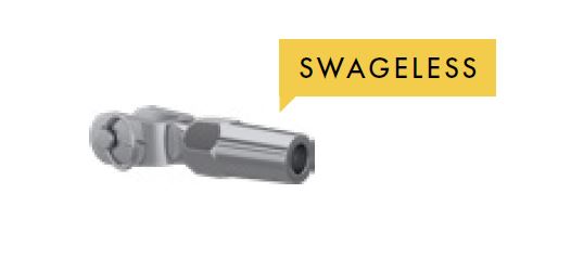 Swageless fork terminal 3.2mm Stainless Steel 316 - Image 2