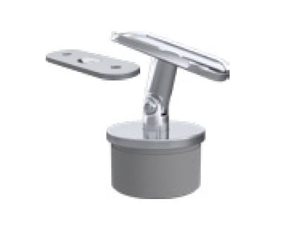 Swivel head rail support for 50.8mm diameter posts with 1.5mm wall - Image 1