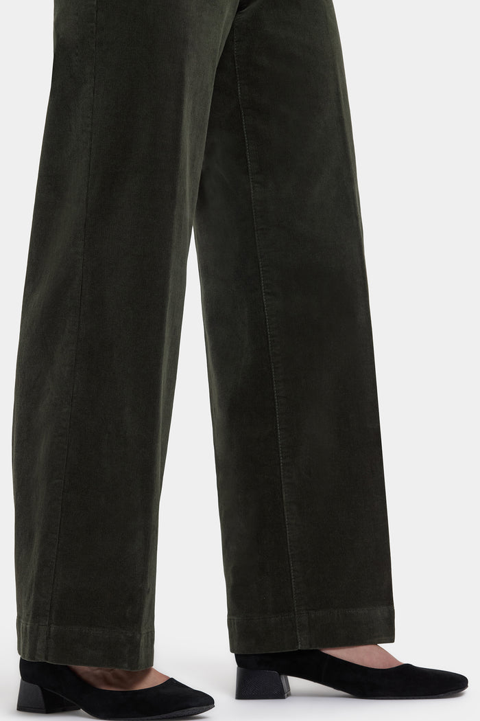 Teresa Wide Leg Pants - Vine Leaf