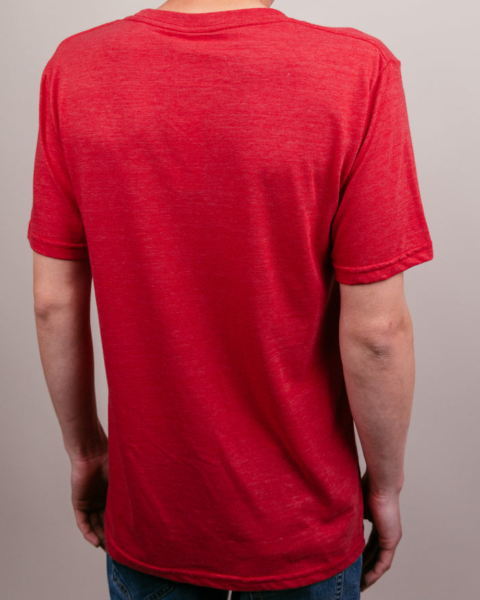 Red Texas Tech Red Raiders Toughest Team Wins Vintage T-Shirt Back
