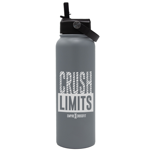 The Goliath 33 Oz. XL Stainless Tumbler with Flip Straw, Screen Print