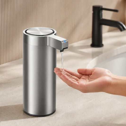 Touchless Soap Dispenser, Stainless Steel, Clog-Free