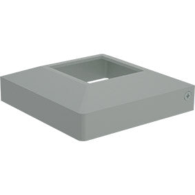 Two part domical cover for 50mm post POWDER COATED ALUMINIUM for 50 x 50mm post - Image 5