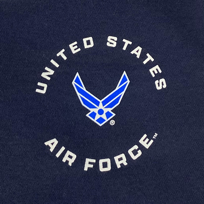 United States Air Force Wings Rival Full Zip (Navy)