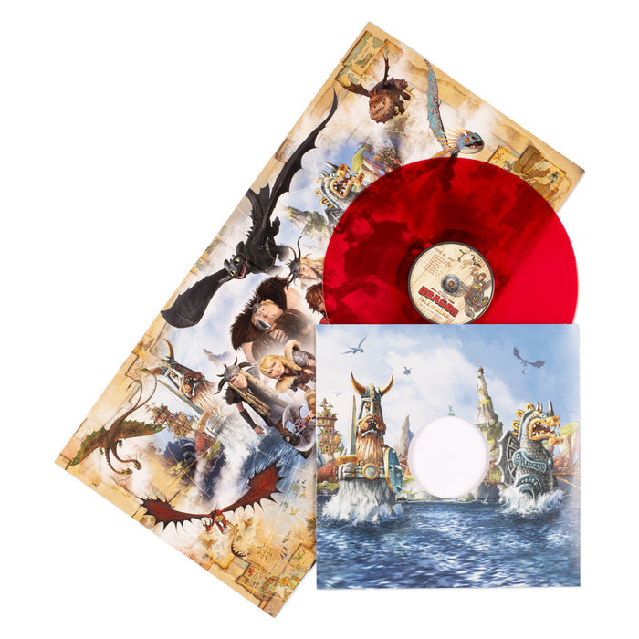 Universal Epic Universe How to Train Your Dragon Vinyl Record