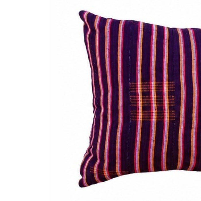 Vintage African Cloth Stripe Pillows 17” x 21”