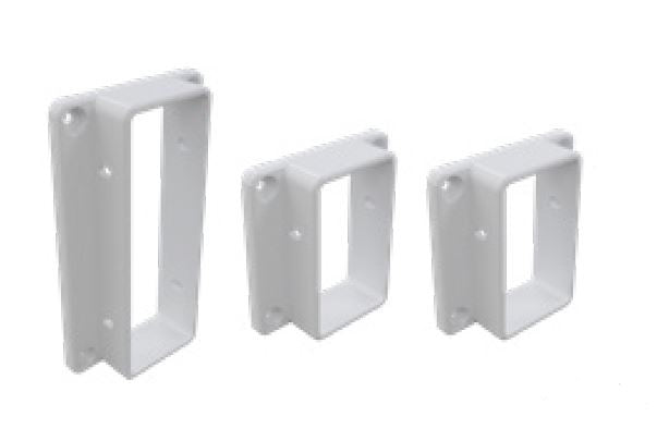 Wall/post brackets 3 PACK for Semi privacy Hamptons fencing - Image 1