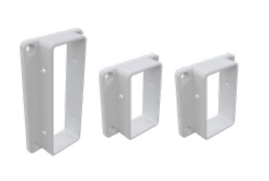 Wall/post brackets 3 PACK for Semi privacy Hamptons fencing - Image 1
