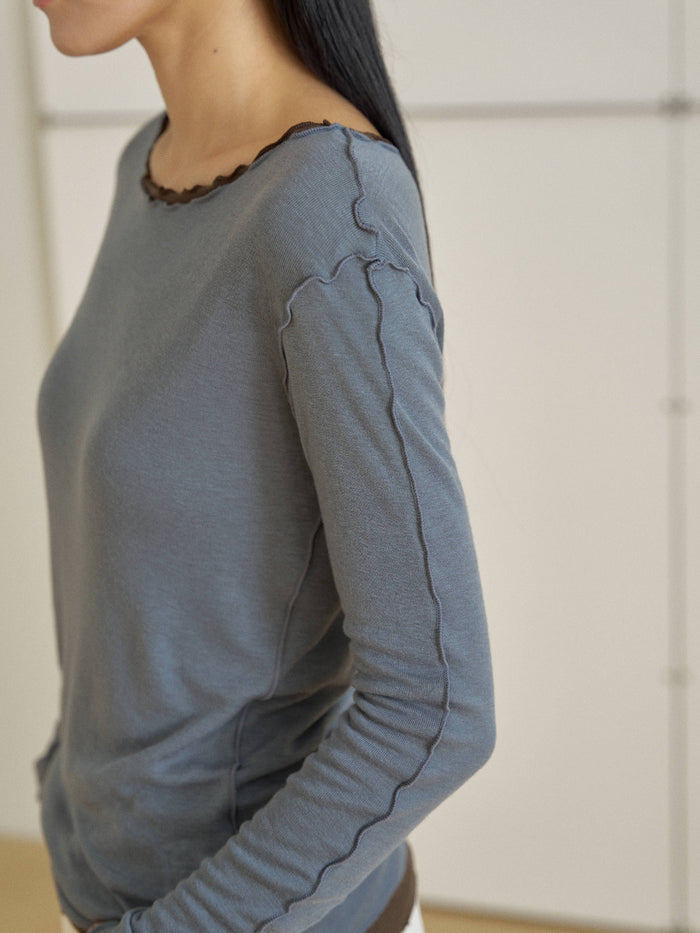 Wave Long Sleeve – Blue