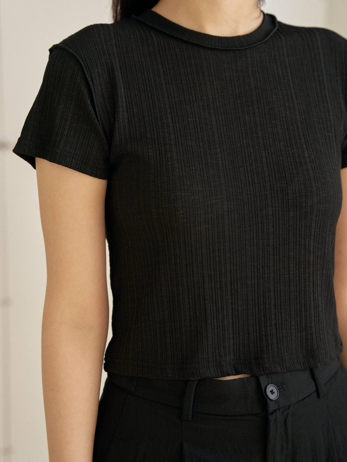 Wave Short Sleeve - Black