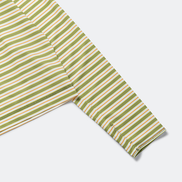 Womens Striped LS - Sage Stripe