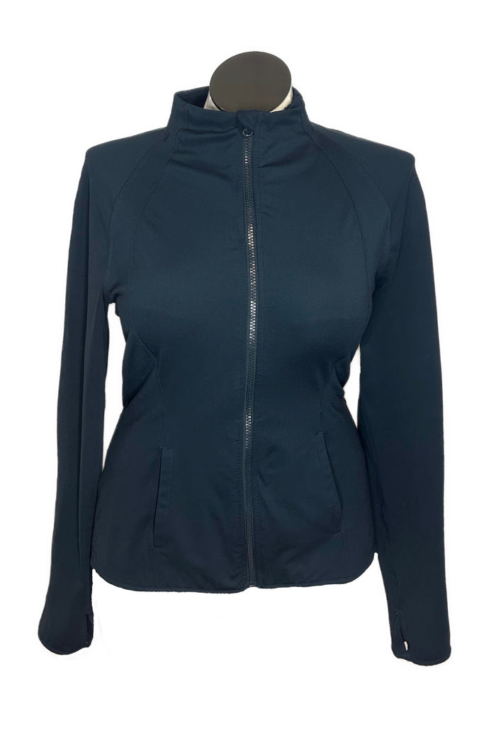 Yogalicious Women's Ultra Soft Evergreen Full-zip Jacket Size L