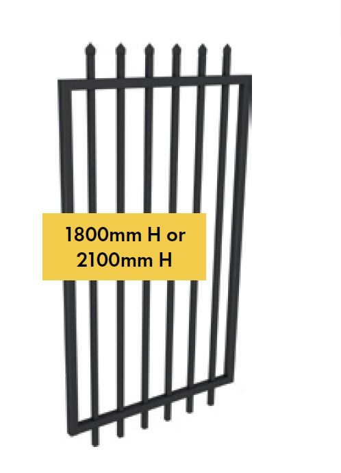 Zeus aluminium gate 1800MM OR 2100MM H x 975MM W - Image 1