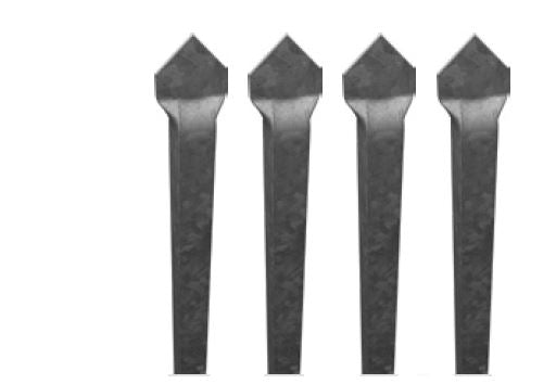 Zeus steel pickets - 4 pack 2100MM LONG - Image 1